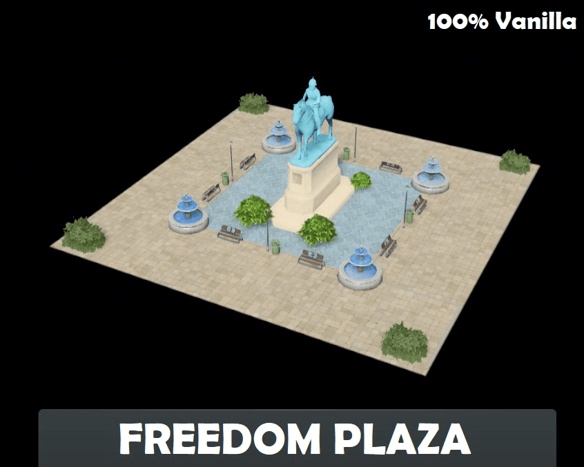 Freedom Plaza — Cities: Skylines Workshop preview
