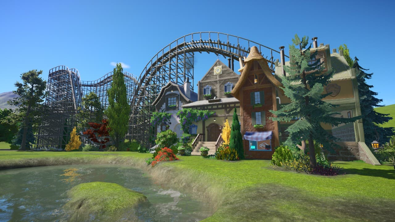 Fairytale Street with Wooden Coaster - Thim_V — Planet Coaster Workshop preview