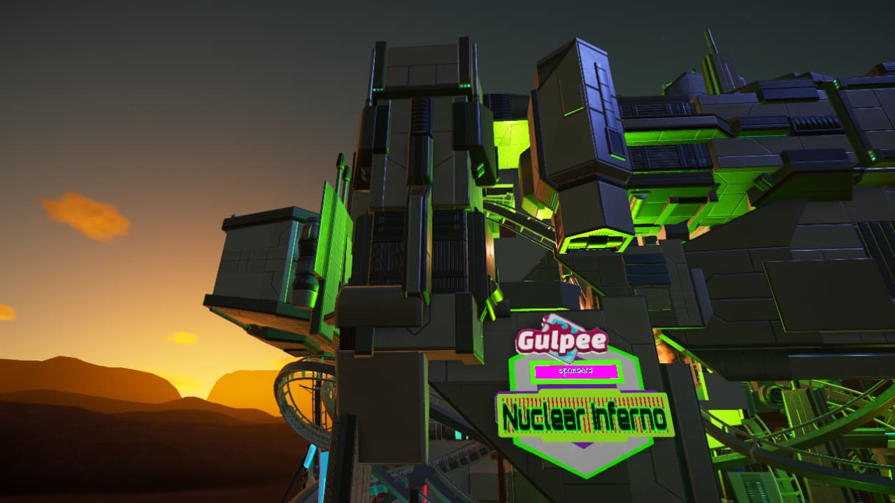 Nuclear Inferno — Planet Coaster Workshop preview