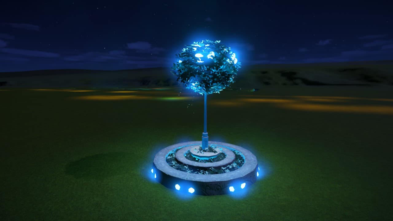 Fairy Blue Glowing Lamp — Planet Coaster Workshop preview