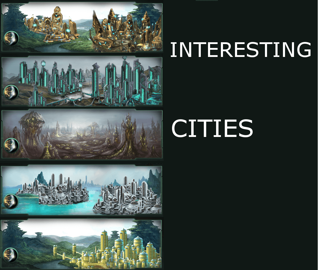 Interesting Cities — Stellaris Steam Workshop preview image
