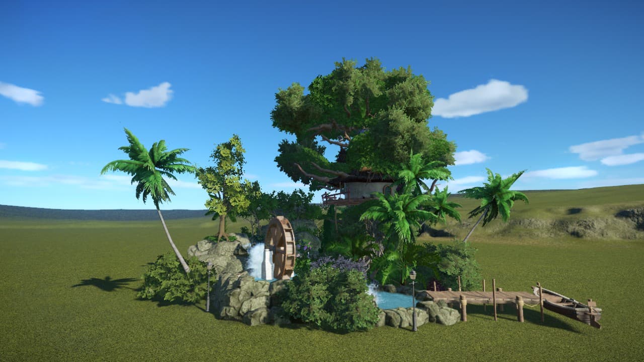 Swiss Family Treehouse Scenery — Planet Coaster Steam Workshop preview image