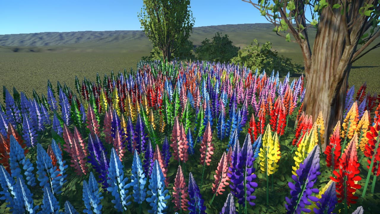 Colorful Rainbow Flowers — Planet Coaster Steam Workshop preview image