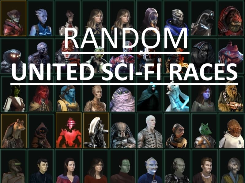 (-Patch for United Sci-Fi Races (random ALL)-) — Stellaris Steam Workshop preview image