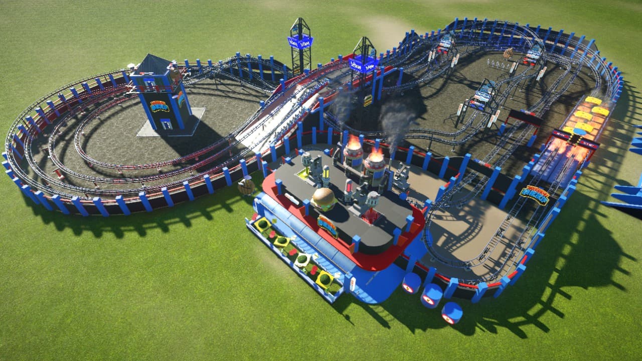 Chief Beef Raceway — Planet Coaster Workshop preview