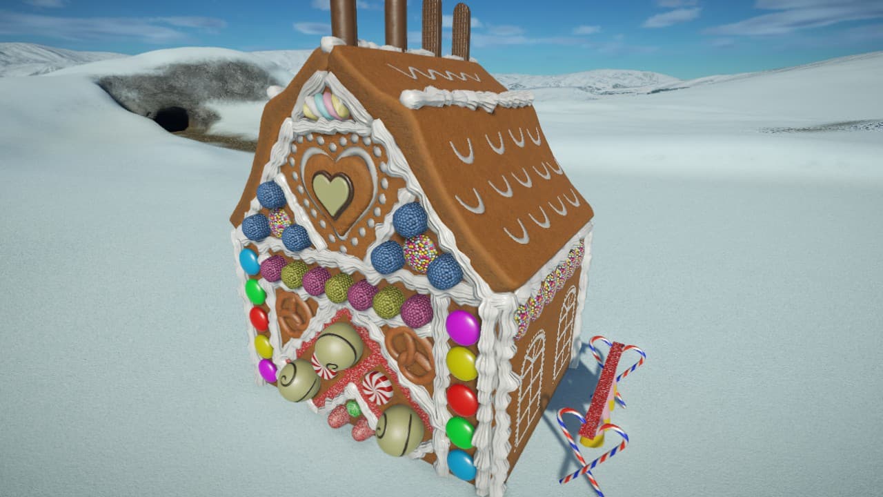 Festive House 1 — Planet Coaster Workshop preview