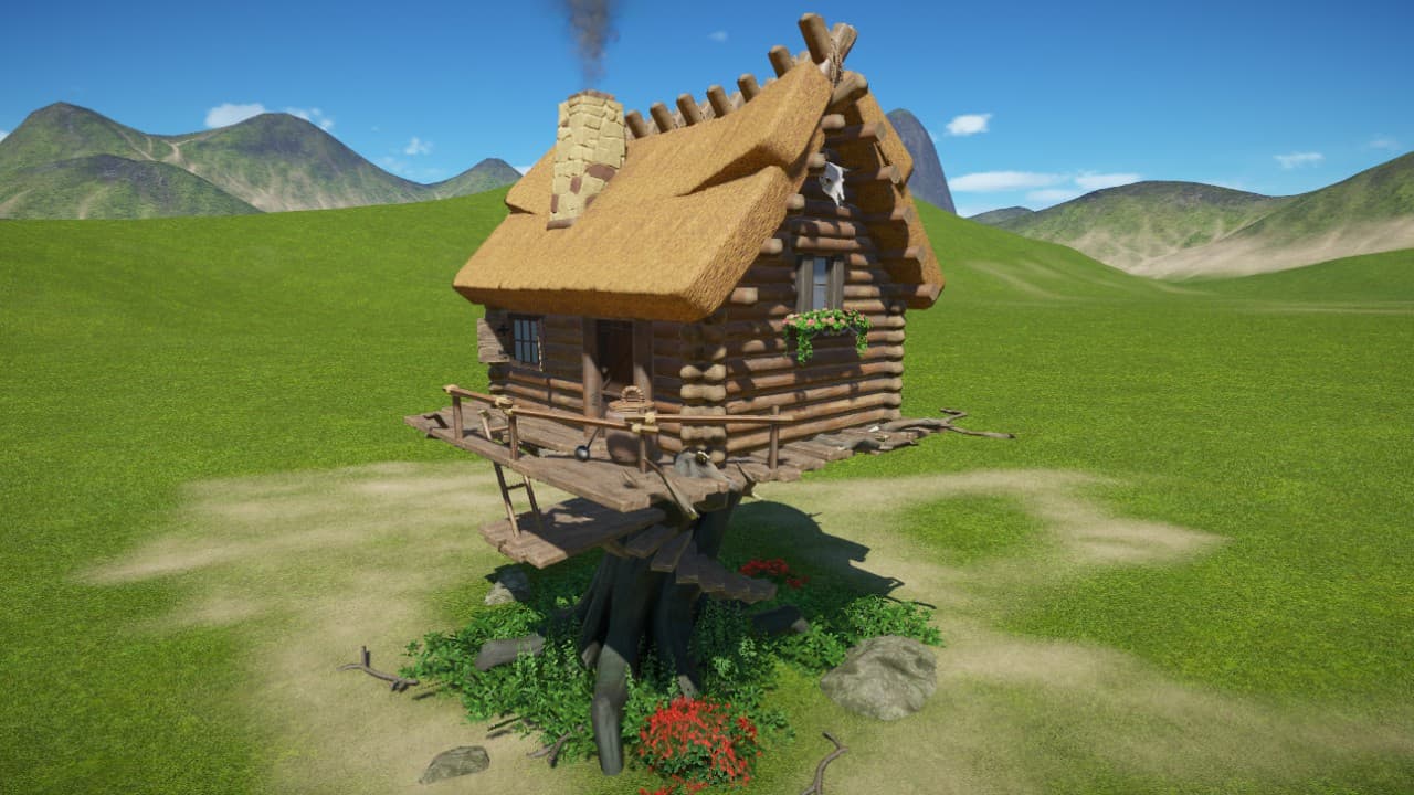 Dr.Papadodu - Gallic / Fairytale - House in a tree (Astérix) Set #2/8 — Planet Coaster Steam Workshop preview image