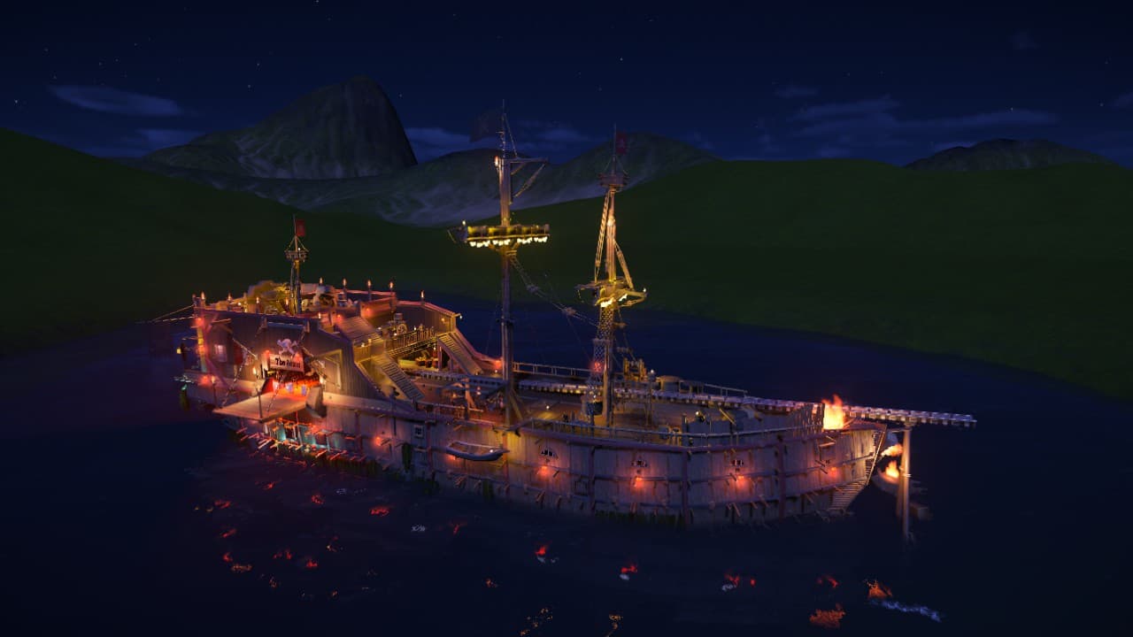 Huge Custom Pirate Ship Coaster Station — Planet Coaster Steam Workshop preview image
