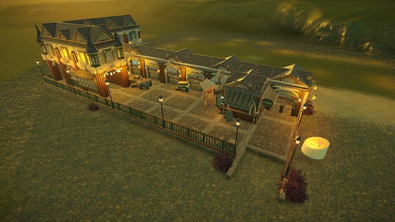 [Part 1] Hogwarts Express Train Station (Harry Potter) — Planet Coaster Workshop preview