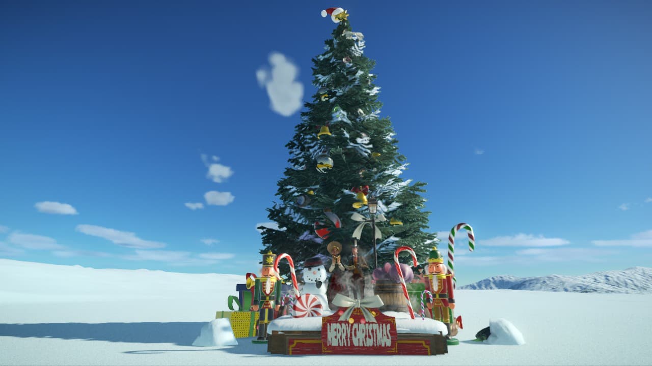 Holiday set: Christmas tree! — Planet Coaster Steam Workshop preview image