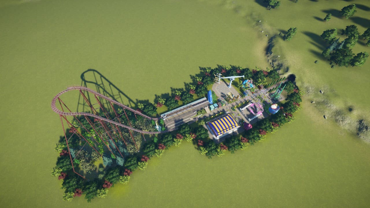 Crashing the Party Achievement — Planet Coaster Steam Workshop preview image